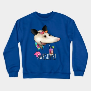 Awesome possum Crewneck Sweatshirt